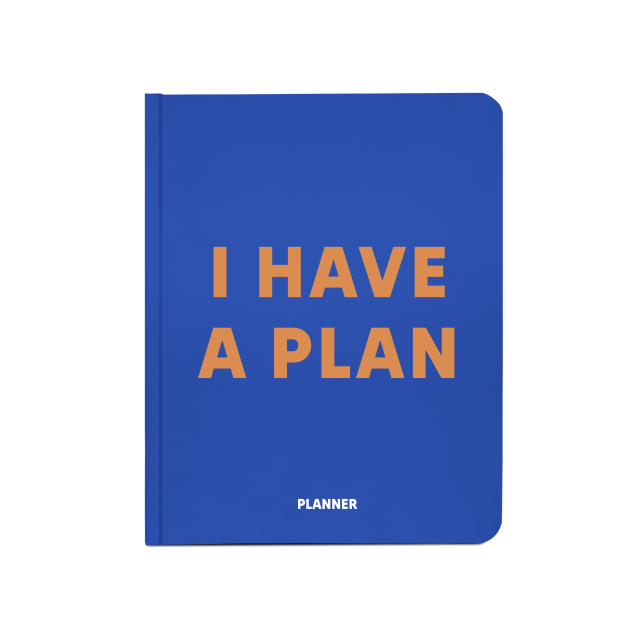 Планер «I HAVE A PLAN» синий