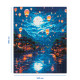  Алмазная мозаика «Воздушные шары в ночном небе»: Фото - ORNER 