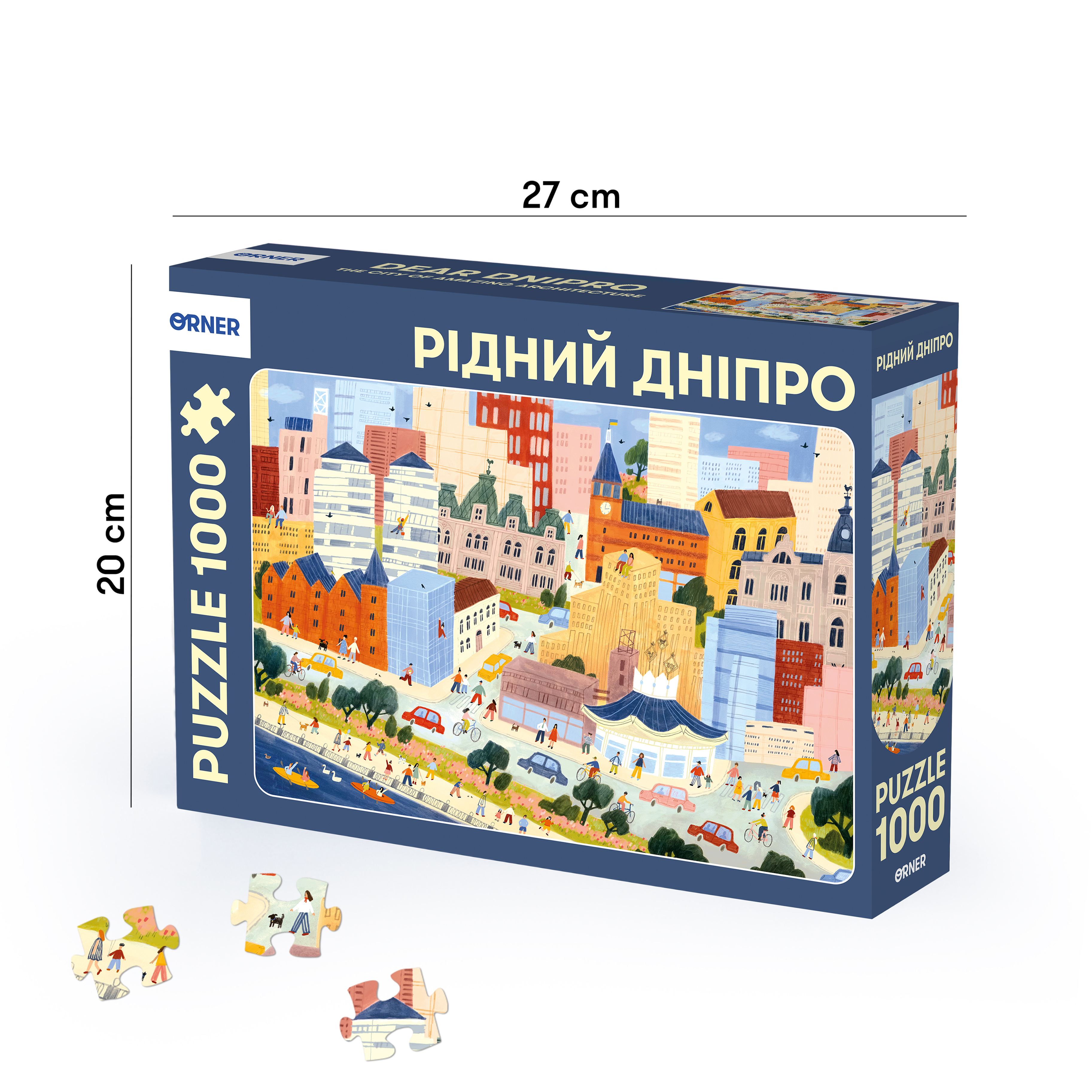 Пазл «Рідний Дніпро» 1000 елементів ✔️ Купити в ORNER