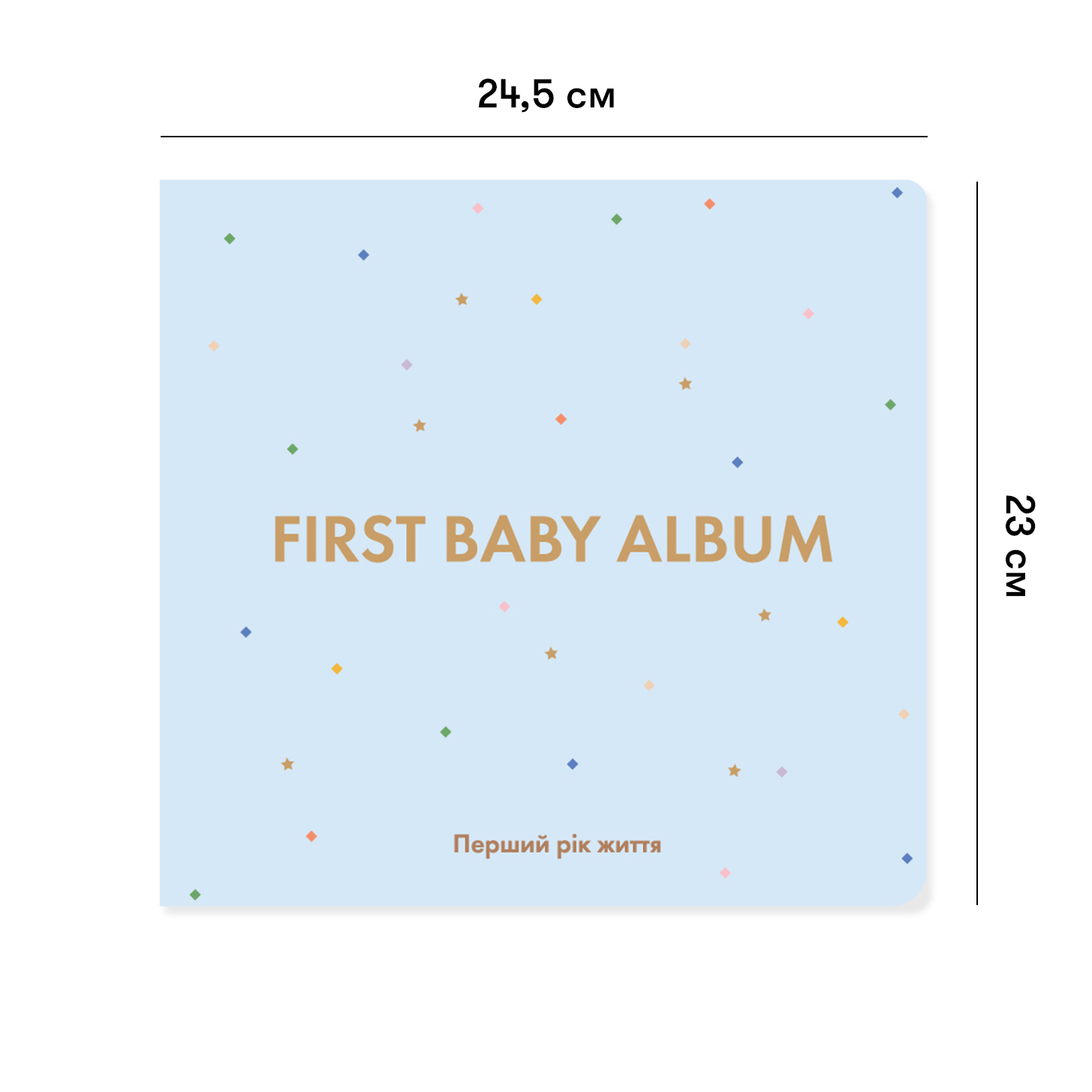 

Фотоальбом FIRST BABY ALBUM голубой