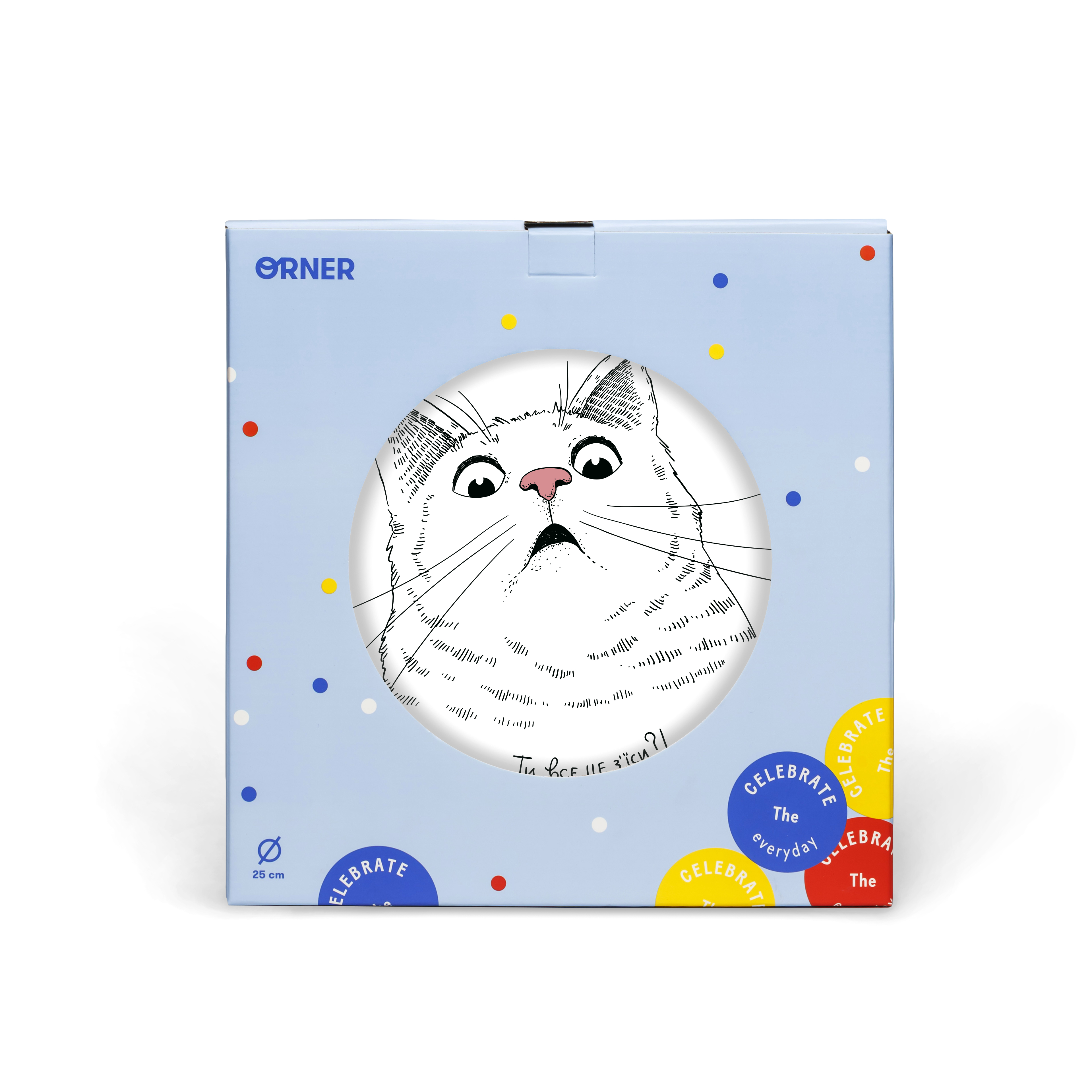 

Тарелка «Здивований кіт»